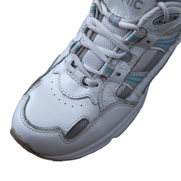 Vionic White Chunky Sneakers w/ Blue SZ 8 - Picture 6 of 11